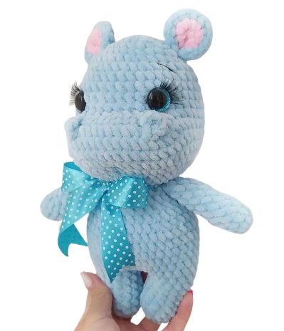Amigurumi Plush Hippo Free Crochet Pattern