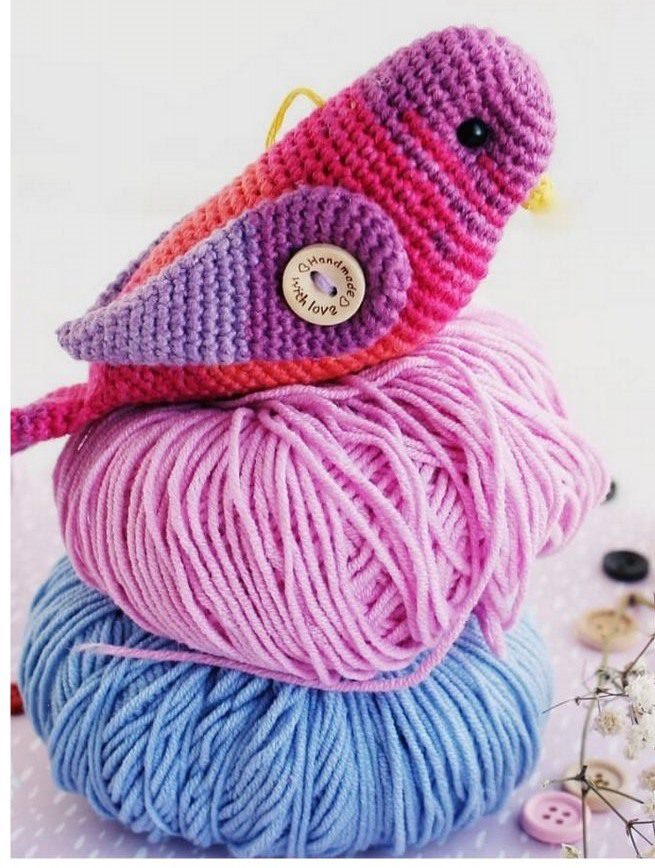 Amigurumi Bird Free Crochet Pattern by